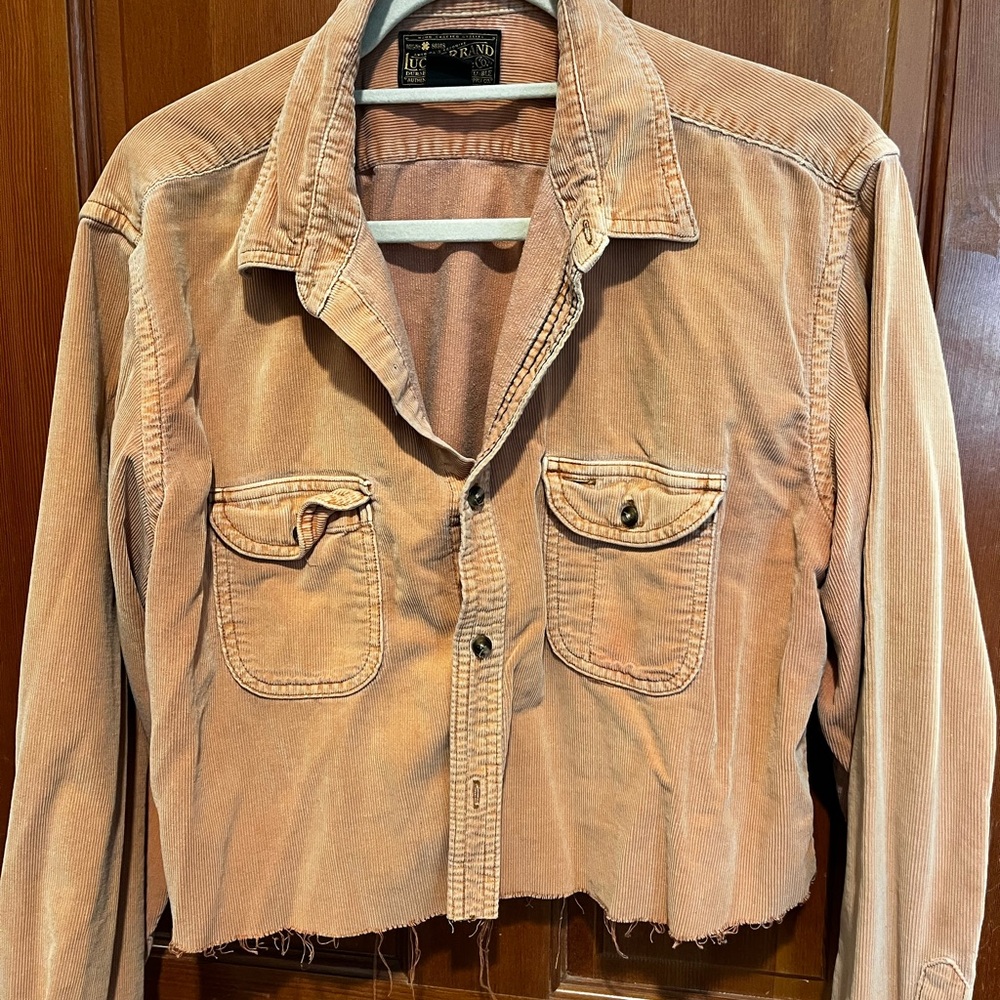 Lucky BrandCorduroy Cropped Jacket